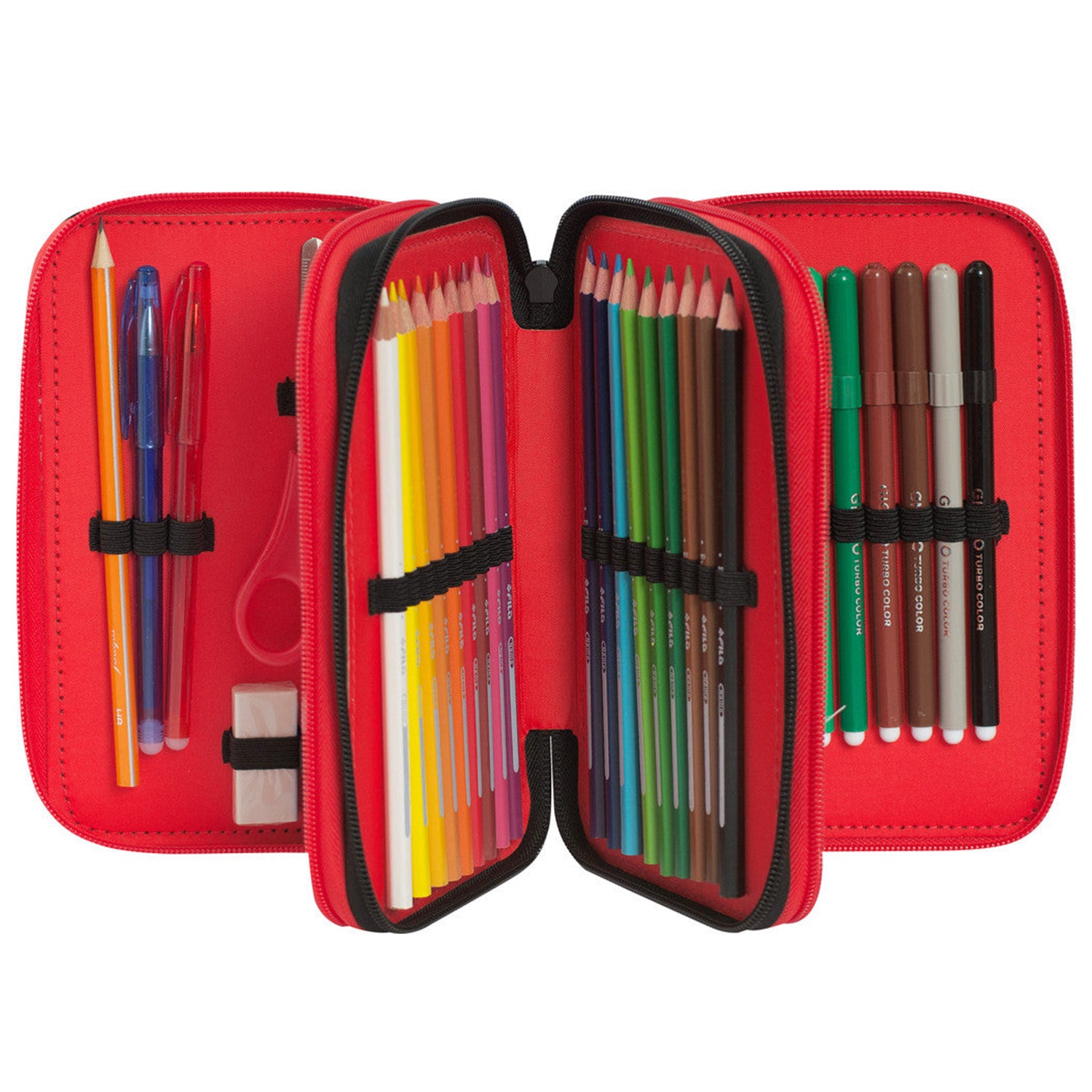FC PANINI - Astuccio Mario kart 3 Zip Nero/Rosso/Giallo